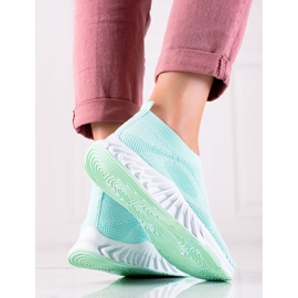 J. Star Trendiga gröna sneakers 2