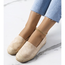 Beige Mathea espadrillor för kvinnor 2