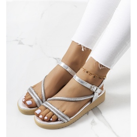 Ray silversandaler för kvinnor 1