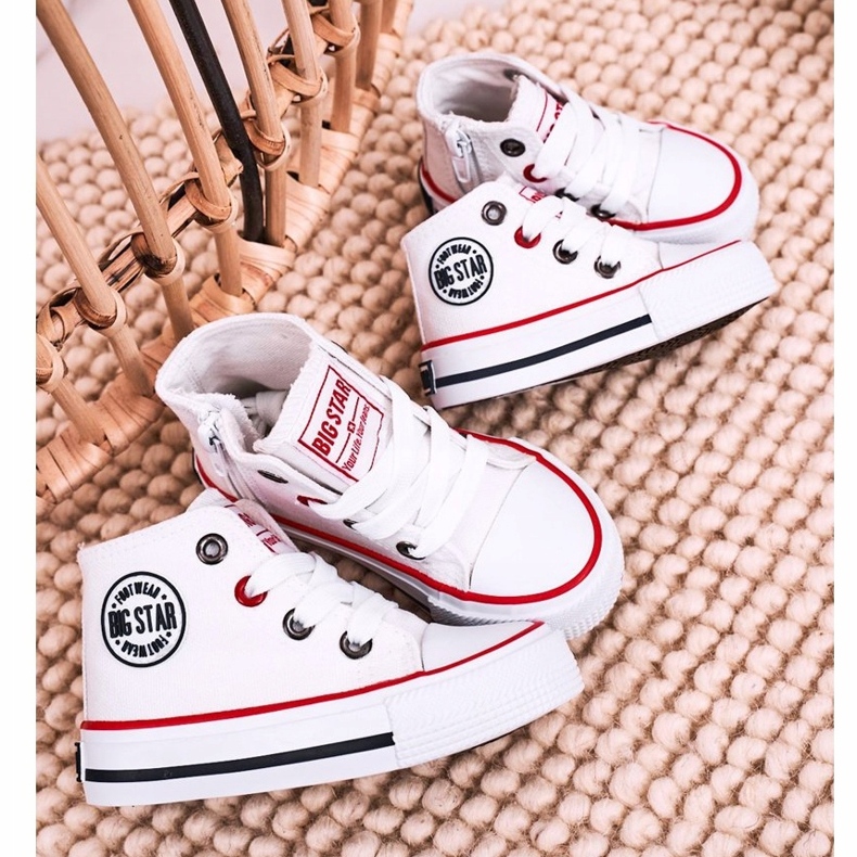 Barnskor med dragkedja Big Star HH374187 Vit 1