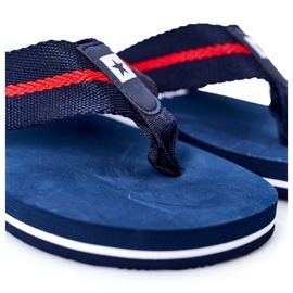 Män Flip-flops Big Star FF174478 Marinblå 2