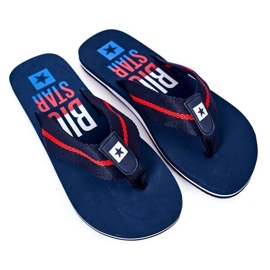 Män Flip-flops Big Star FF174478 Marinblå 3