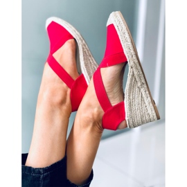 Espadrilles Wedge sandaler Dolor Red röd 2