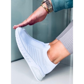 Agua White strumpor sportskor vit 1