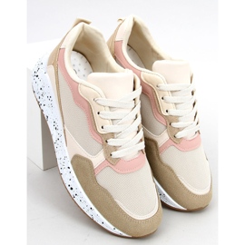 Truth Khaki damsneakers beige rosa gyllene 2