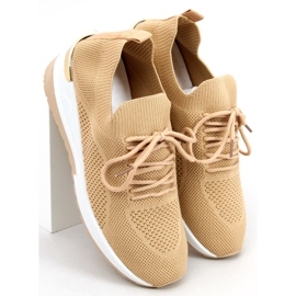 Faggio Khaki strumpor beige 1