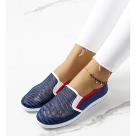 Annika marinblå sneakers 2