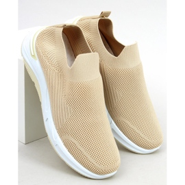 Bloom Beige sock sportskor 1