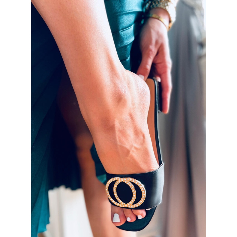 Allor Black damtofflor svart 2