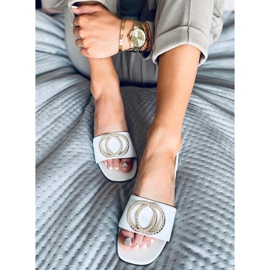 Allor White damtofflor vit 1