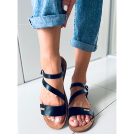 Leaf Black damsandaler svart 2