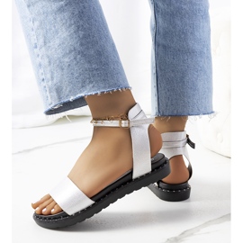 Perunka vita sandaler för kvinnor 2