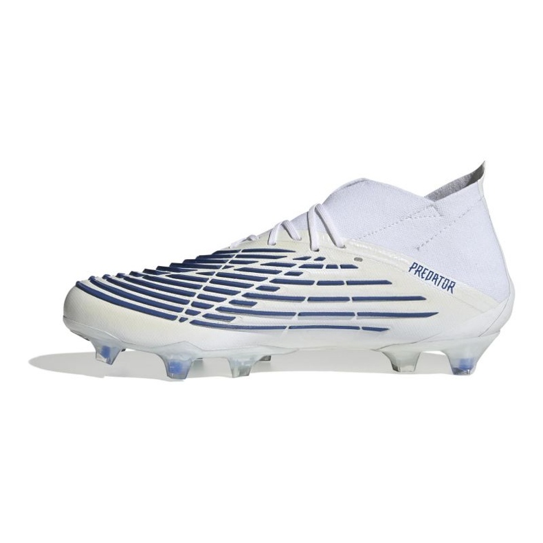 Adidas Predator Edge.1 Fg M H02931 fotbollsskor vit vit 1