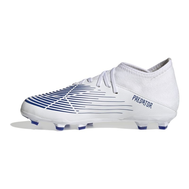 Adidas Predator Edge.3 Fg Jr GX5211 fotbollsskor vit vit 1