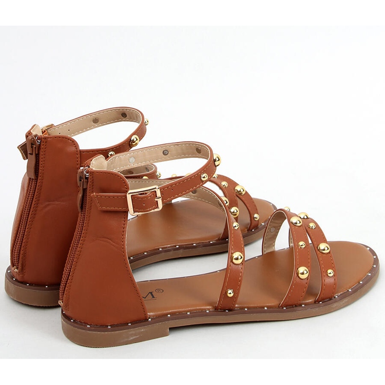 Romerska sandaler Cairo Camel brun 1