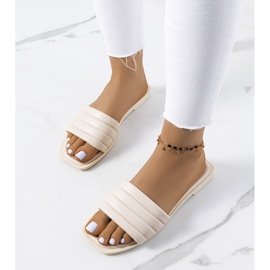 Keulen beige tofflor för kvinnor 1