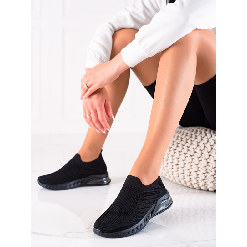 DK Bekväma Slip-On sportskor svart 2