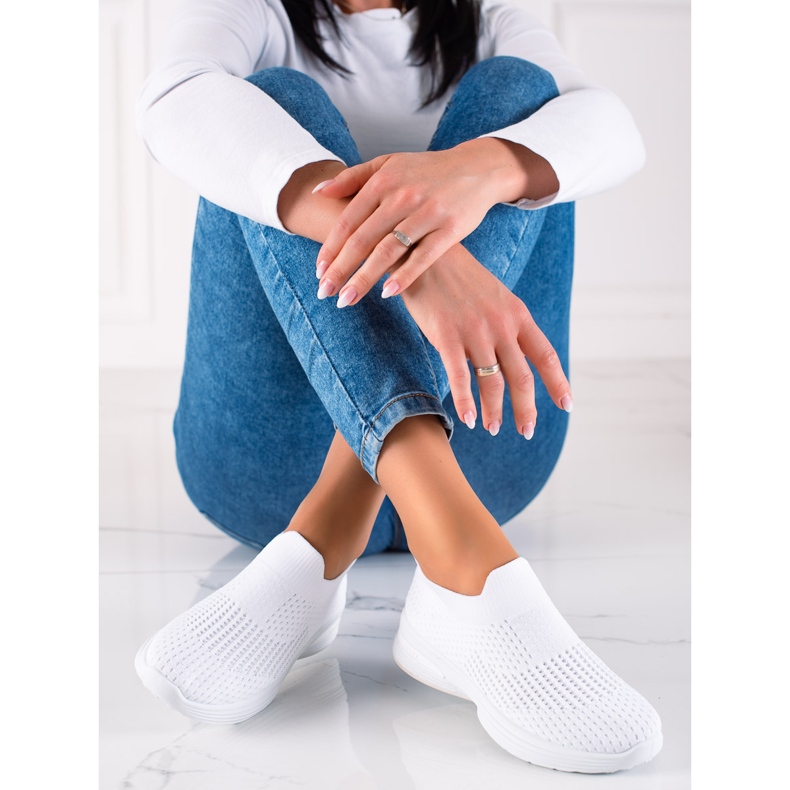 Slip-on sportskor vit 2