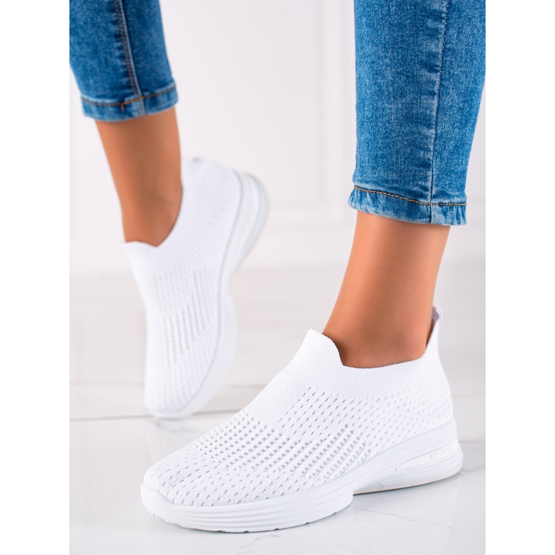 Slip-on sportskor vit 1