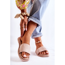 FJ1 Mocka Damtofflor Beige Sunset 1