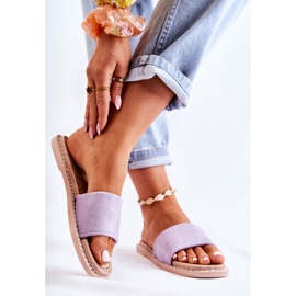 FJ1 Mocka Damtofflor Sunset Lila violett 2