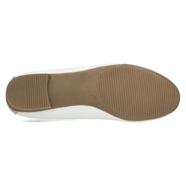 Läderskor med dekor Filippo DP3661/22 Wh vit 2