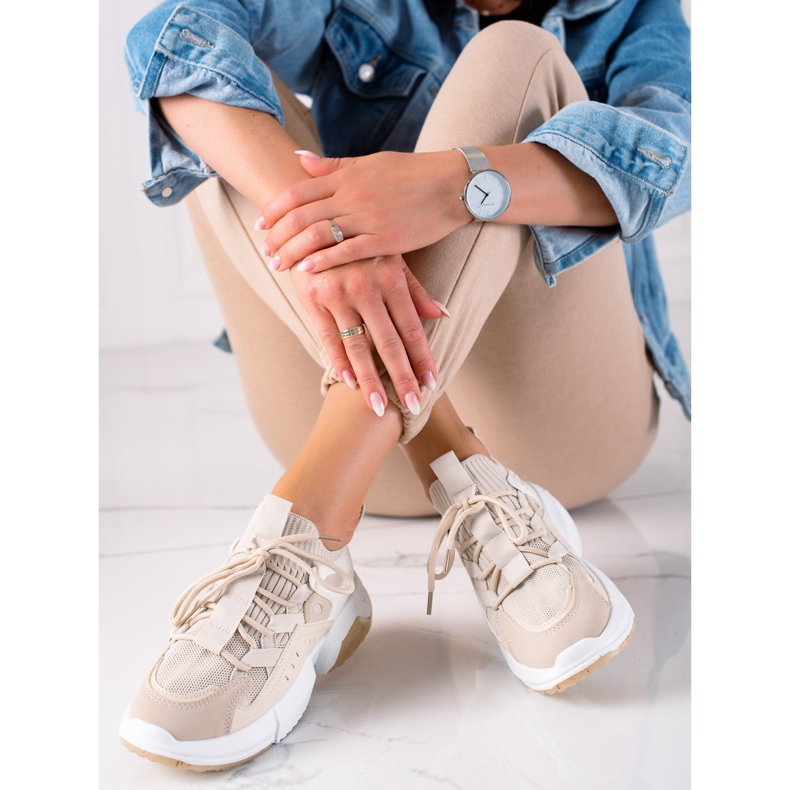 Seastar Beige mode sneakers 1