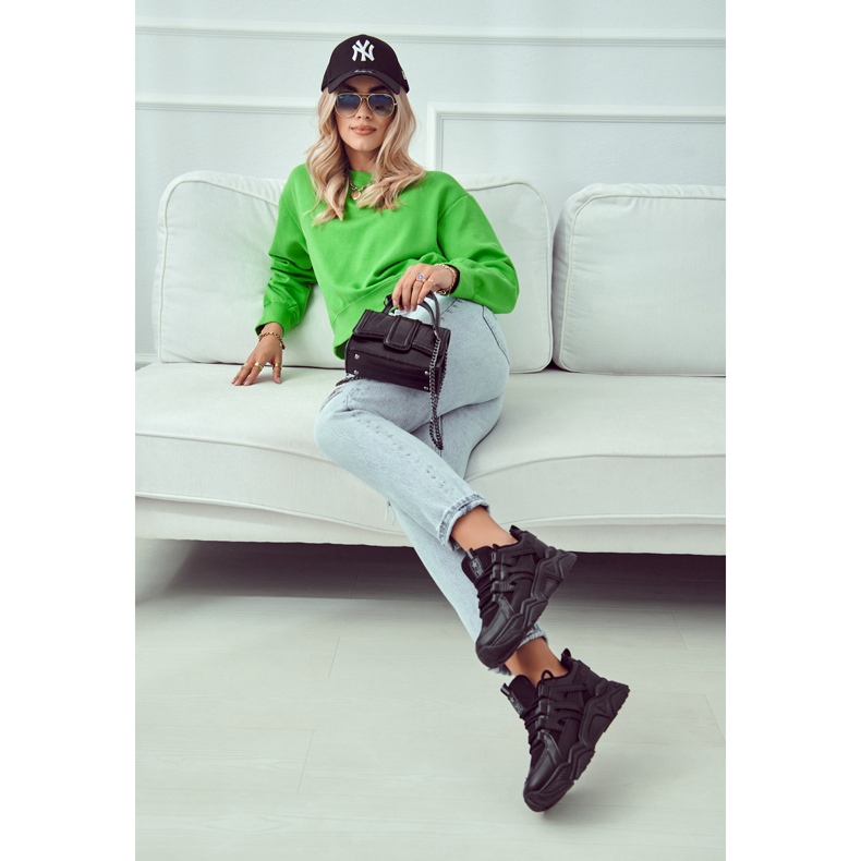 Damsportskor Sneakers Black Daren svart 2