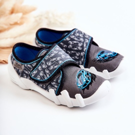 BEFADO S.A. Tofflor Befado Kardborrebil 273X339 Grå-Blå 2