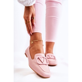 PS1 Loafers Brogues Med Rosa Hermosa Ornament 1