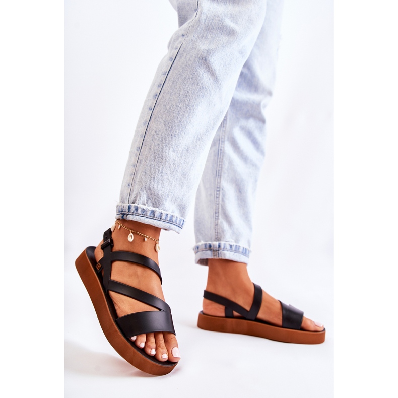 Gummisandaler för kvinnor ZAXY JJ285052 Svart 1