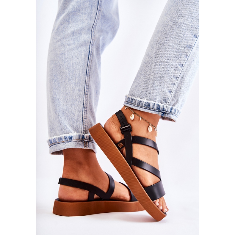 Gummisandaler för kvinnor ZAXY JJ285052 Svart 2