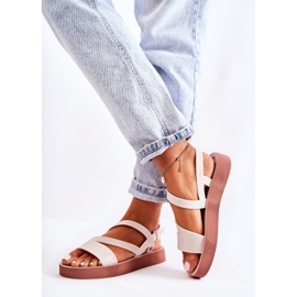 Gummisandaler för kvinnor ZAXY JJ285053 Vit 2