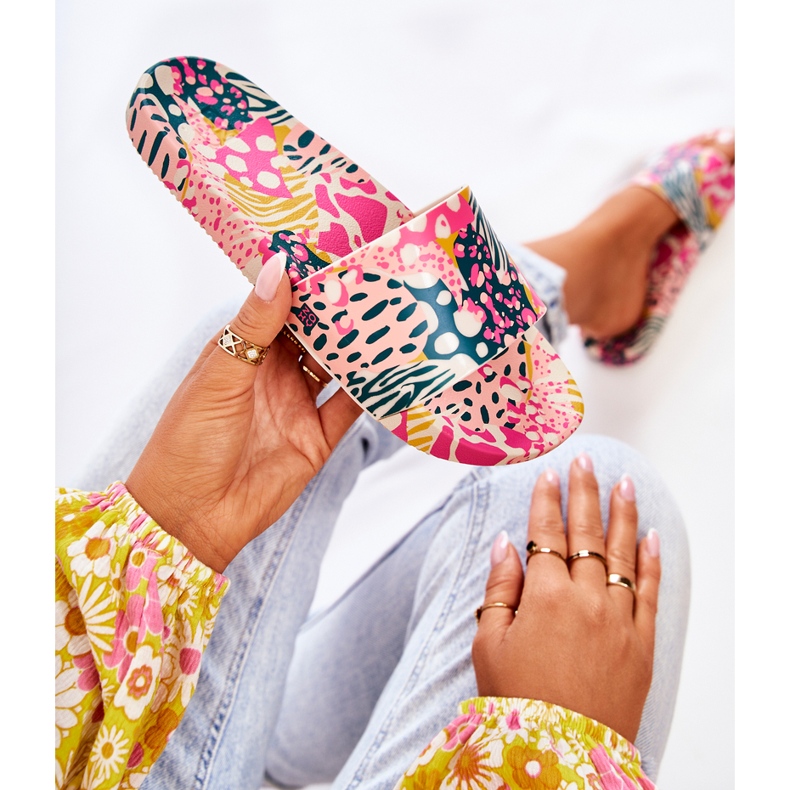 Doftande gummitofflor ZAXY JJ285097 Rosa-Grön 1