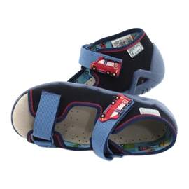 Befado gula barnskor 350P014 röd marinblå blå 5