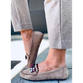 Loafers med Megara Khaki stenar beige 1