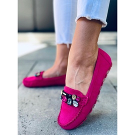 Loafers med Megara Fuchsia stenar rosa 1