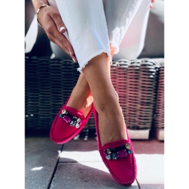 Loafers med Megara Fuchsia stenar rosa 2
