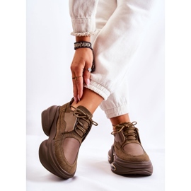 PS1 Damsportsneakers Khaki New Horizon skor brun 2