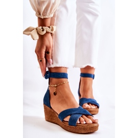 Mockasandaler Maciejka 04565-06 Marinblå mångfärgad 1