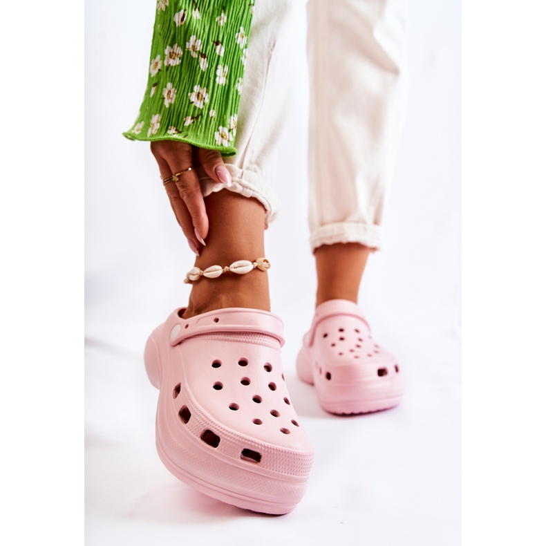 FS1 Damtofflor Crocs Rosa Coline 1
