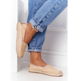 Espadrilles på halmsula Lu Boo Beige 1
