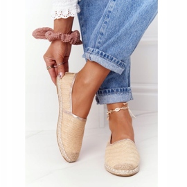 Espadrilles på halmsula Lu Boo Beige 2