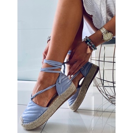 Freesia Lila Ankellånga Espadrillos purpur 1