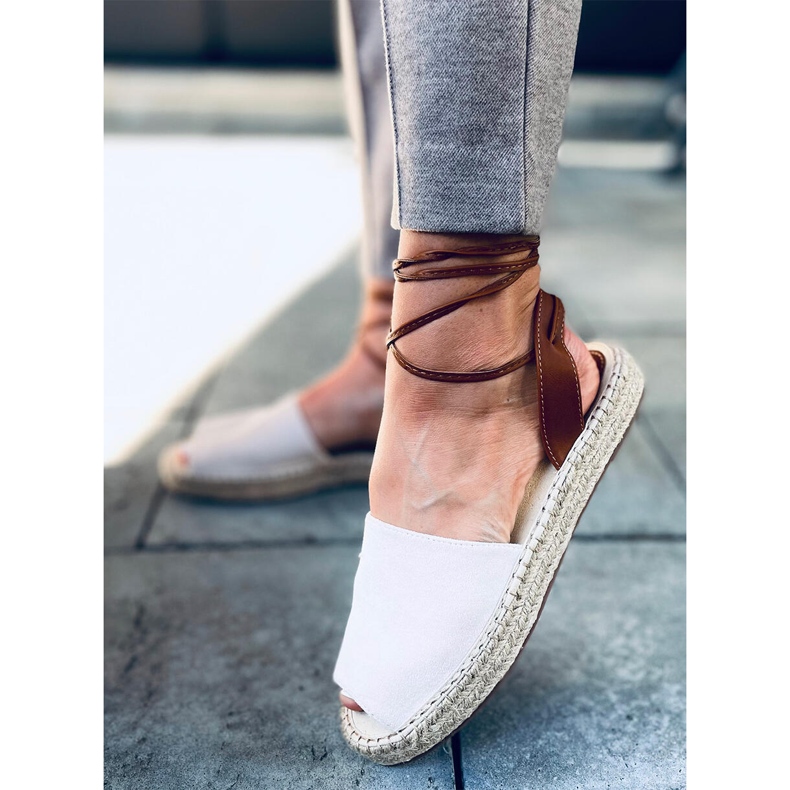 Andrina Rosa espadrillor för kvinnor beige mångfärgad 2