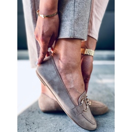 Porter Khaki loafers för dam beige 2