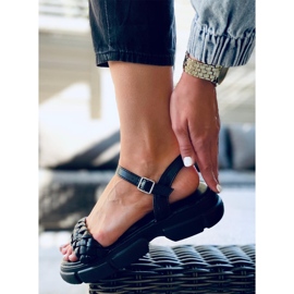 Sandaler på hög Shanti Black sula svart 2