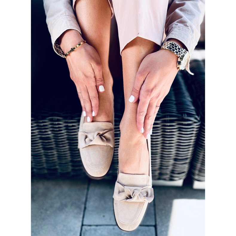 Rarity Beige loafers för kvinnor 2