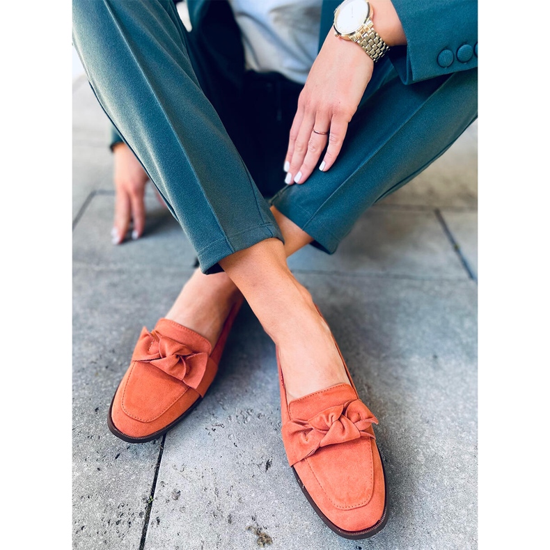 Rarity Orange loafers för kvinnor 2