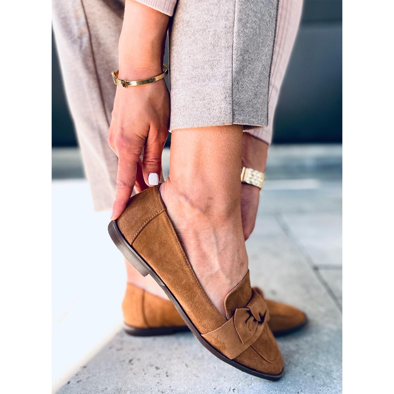 Rarity Camel loafers för kvinnor brun 2